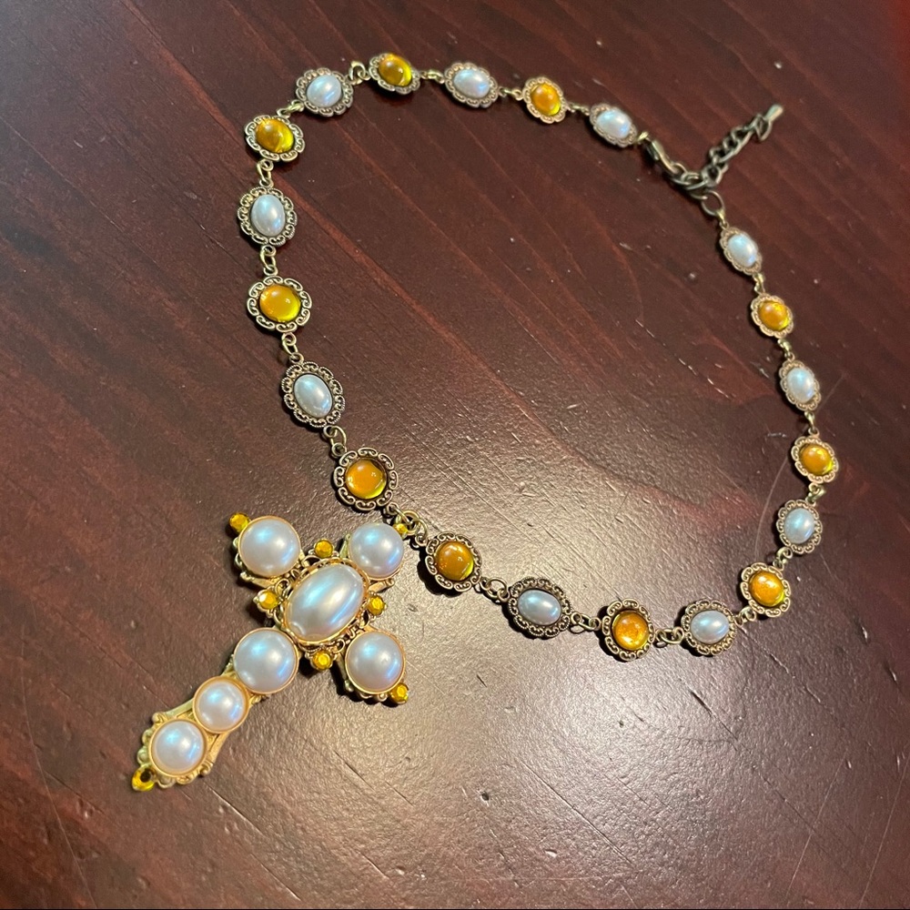 Anne Boleyn Tudor Cross Necklace
